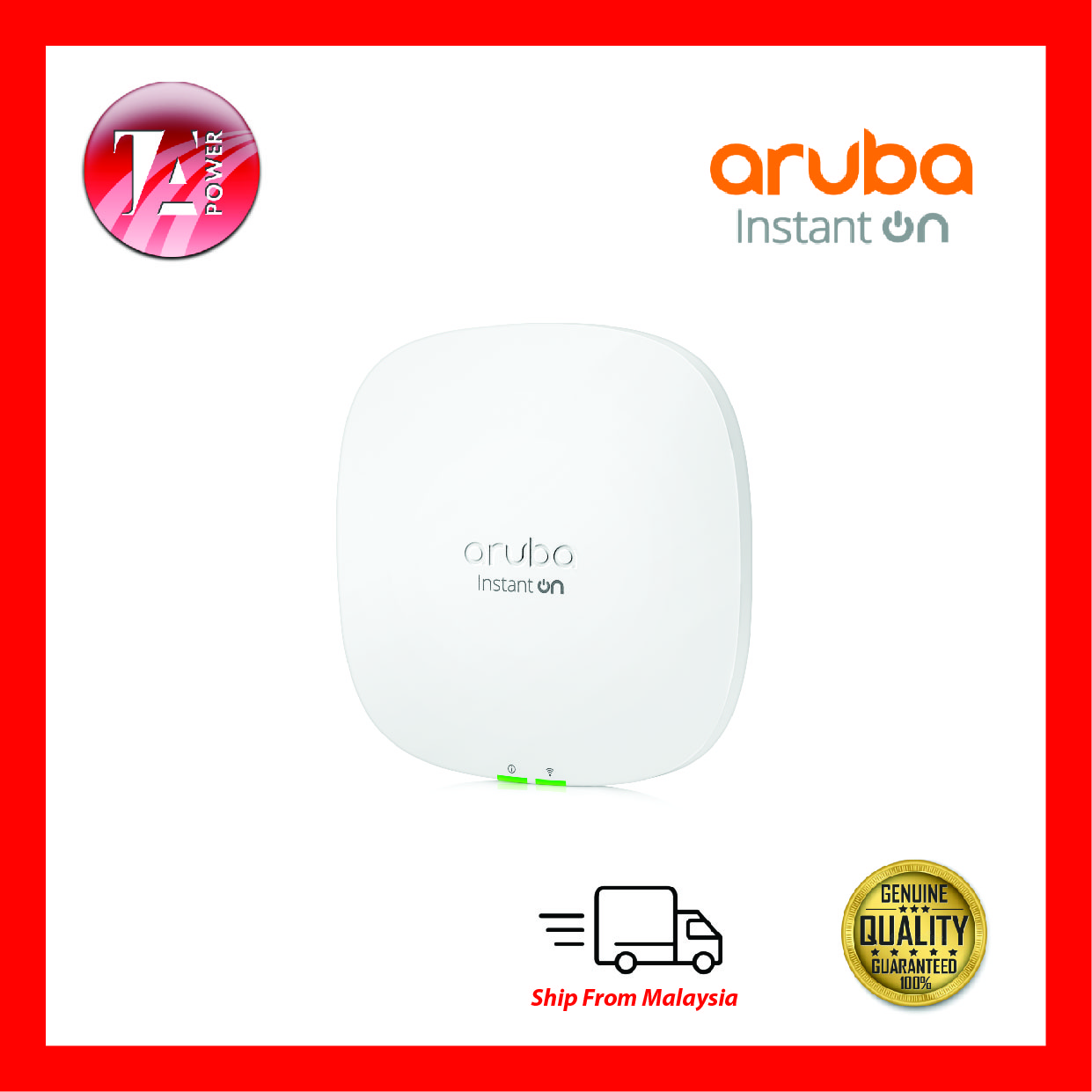 [LIMITED STOCK] Aruba Instant On AP25 (RW) 4x4 Wi-Fi 6 AP (R9B28A) - TA ...