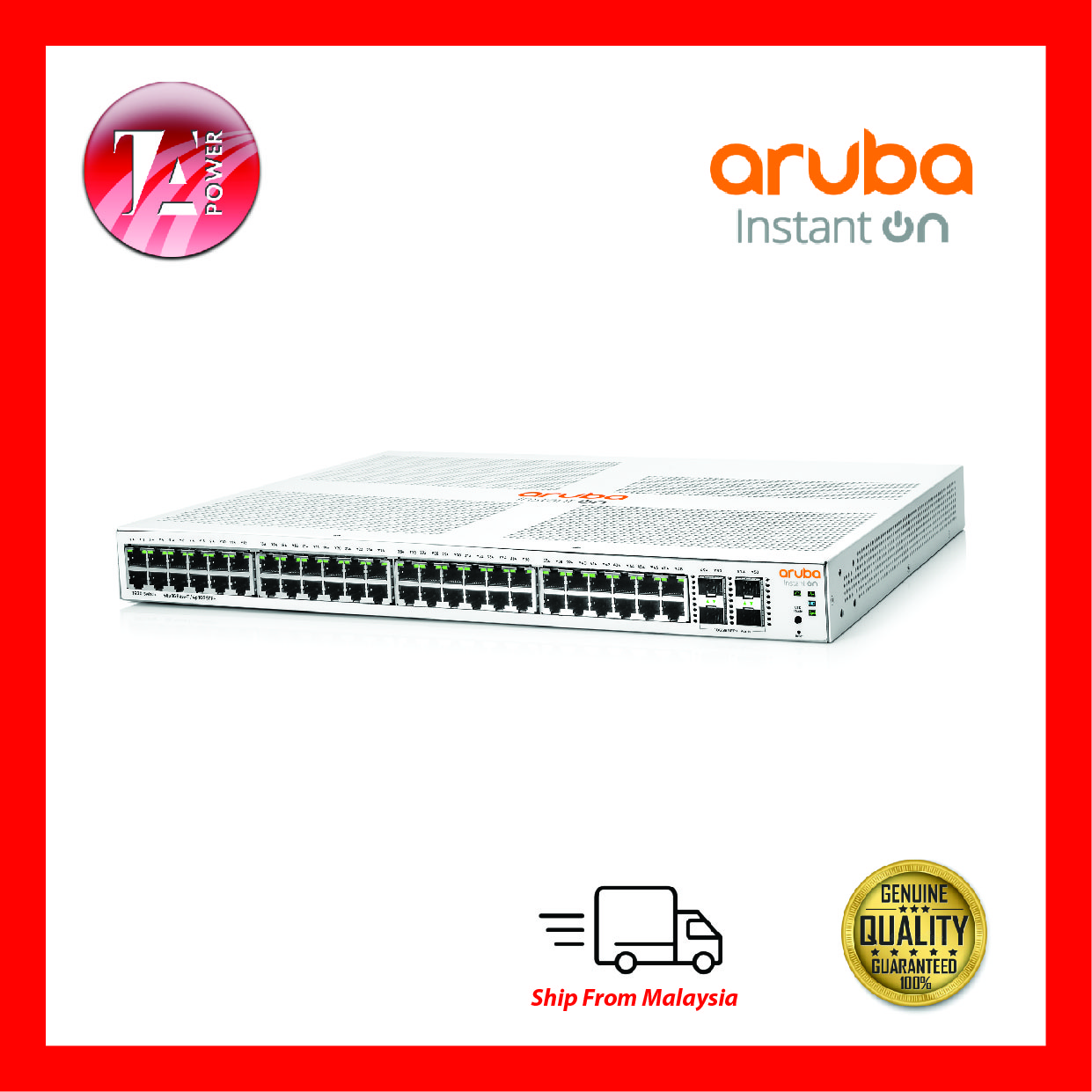 [LIMITED STOCK] Aruba Instant On 1930 48G 4SFP/SFP+ Switch (JL685A#ARE ...